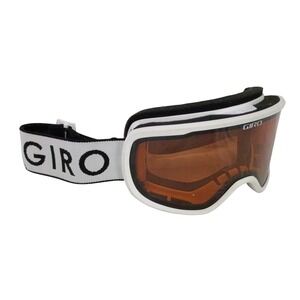 Giro Adult Verge Zoom Snow Goggles White Amber Rose Lens Clear View Anti-Fog Ski